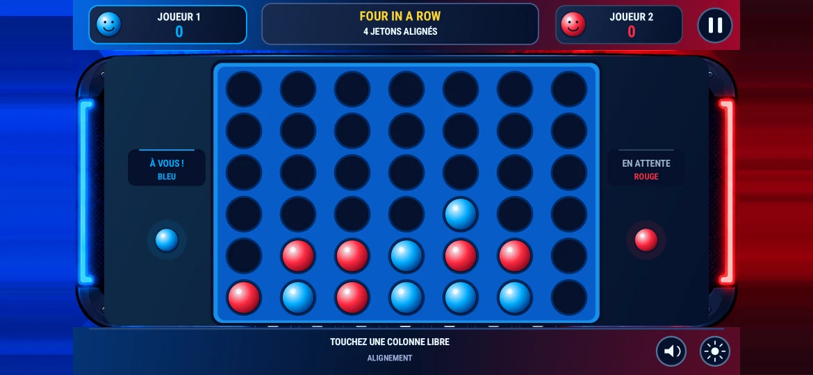 Four in a Row — Capture du jeu